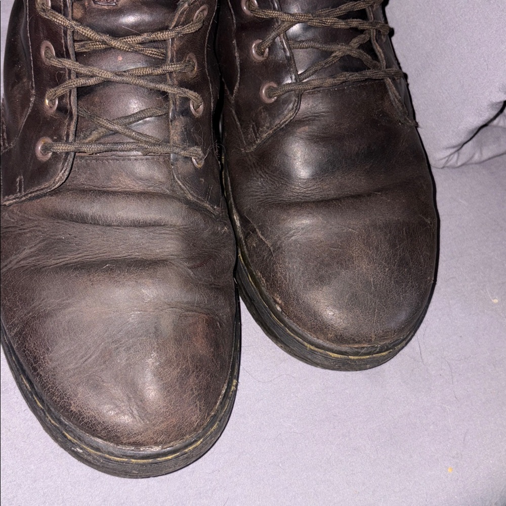 Dr. Martens Brown Combs Leather Boots - Picture 4 of 8